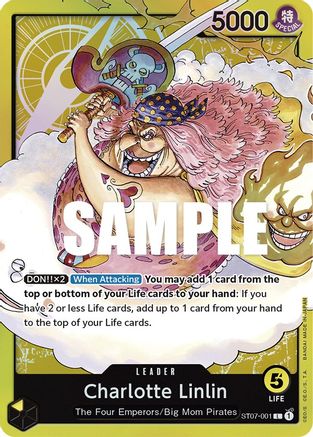 Charlotte Linlin (ST07-001) [Starter Deck 7: Big Mom Pirates] Foil One Piece Single Bandai