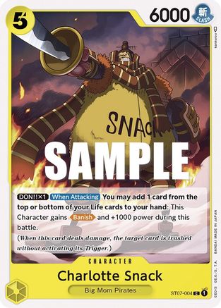 Charlotte Snack (ST07-004) [Starter Deck 7: Big Mom Pirates] One Piece Single Bandai