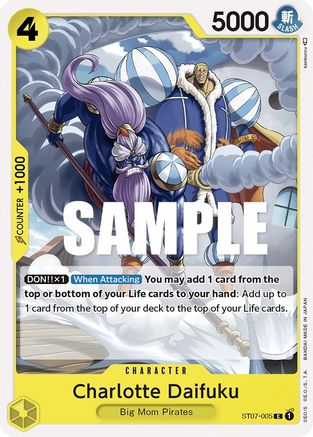 Charlotte Daifuku (ST07-005) [Starter Deck 7: Big Mom Pirates] One Piece Single Bandai