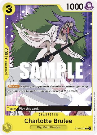 Charlotte Brulee (ST07-007) [Starter Deck 7: Big Mom Pirates] One Piece Single Bandai