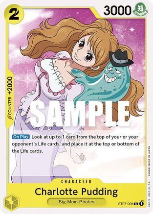 Charlotte Pudding (ST07-008) [Starter Deck 7: Big Mom Pirates] One Piece Single Bandai