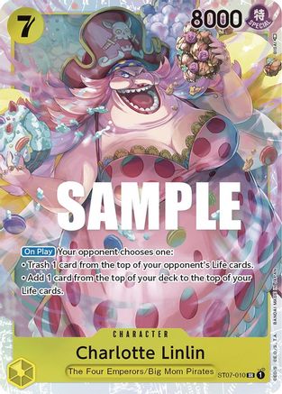 Charlotte Linlin (010) (ST07-010) [Starter Deck 7: Big Mom Pirates] Foil One Piece Single Bandai