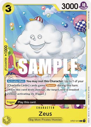 Zeus (ST07-011) [Starter Deck 7: Big Mom Pirates] One Piece Single Bandai