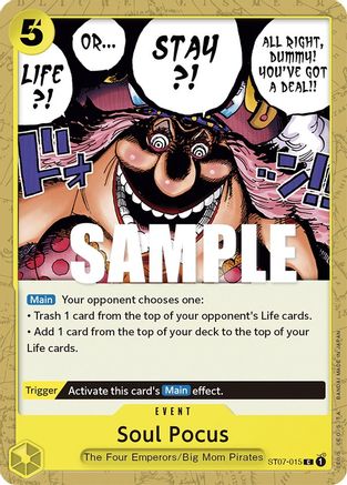 Soul Pocus (ST07-015) [Starter Deck 7: Big Mom Pirates] One Piece Single Bandai
