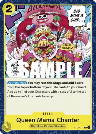 Queen Mama Chanter (ST07-017) [Starter Deck 7: Big Mom Pirates] One Piece Single Bandai