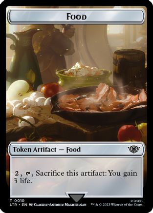 Food Token (0010) (LTR-010) [The Lord of the Rings: Tales of Middle-earth] MTG Single Wizards of the Coast