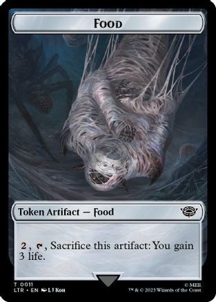 Food Token (0011) (LTR-011) [The Lord of the Rings: Tales of Middle-earth] MTG Single Wizards of the Coast