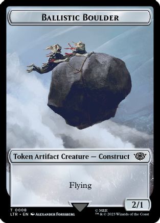 Ballistic Boulder Token (LTR-008) [The Lord of the Rings: Tales of Middle-earth] MTG Single Wizards of the Coast