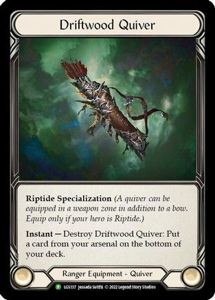 Driftwood Quiver [LGS137] (Promo)  Cold Foil Flesh And Blood Single Flesh And Blood   