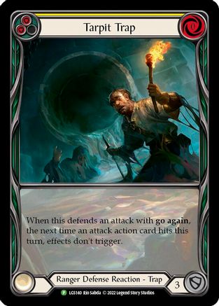 Tarpit Trap (Yellow) [LGS140] (Promo)  Rainbow Foil Flesh And Blood Single Flesh And Blood   