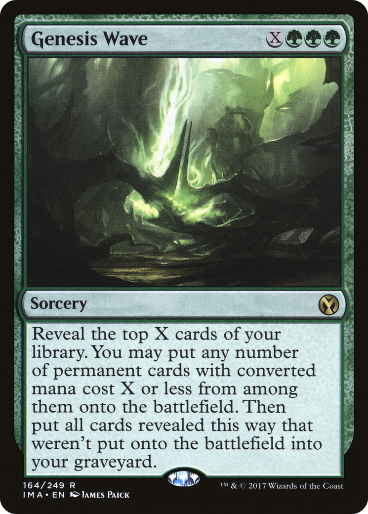 Genesis Wave (IMA-164) [Iconic Masters] Foil MTG Single Wizards of the Coast