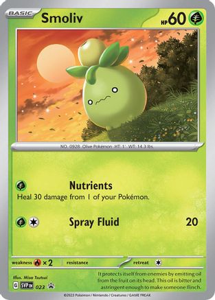 Smoliv - 023 (23) Holofoil [Promos: SV Promo Cards] Pokemon Single Pokémon