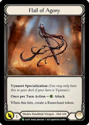 Flail of Agony [LGS156] (Promo)  Cold Foil Flesh And Blood Single Flesh And Blood   