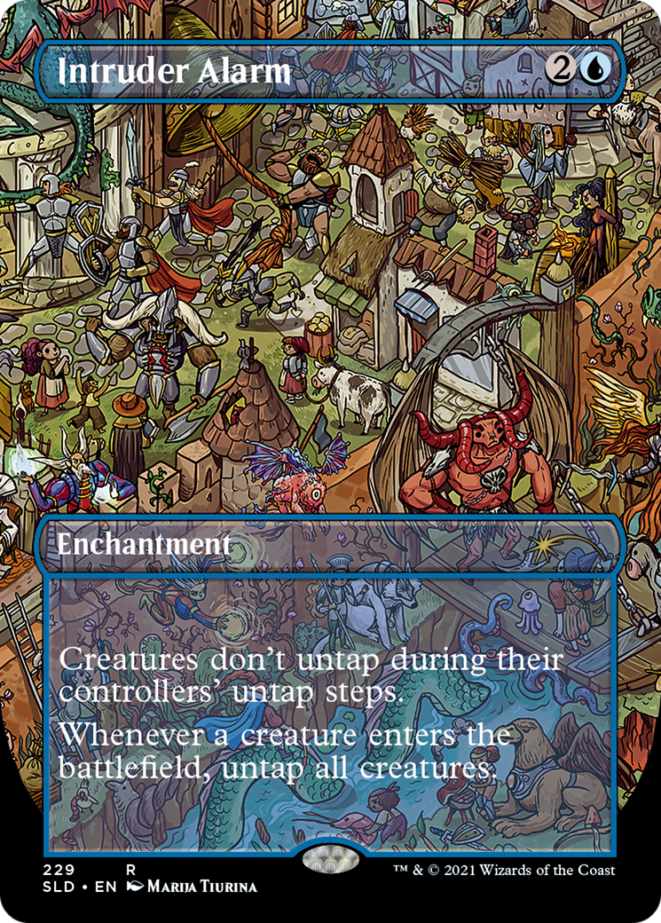 Intruder Alarm (SLD-229) [Secret Lair] Drop (Borderless) MTG Single Wizards of the Coast