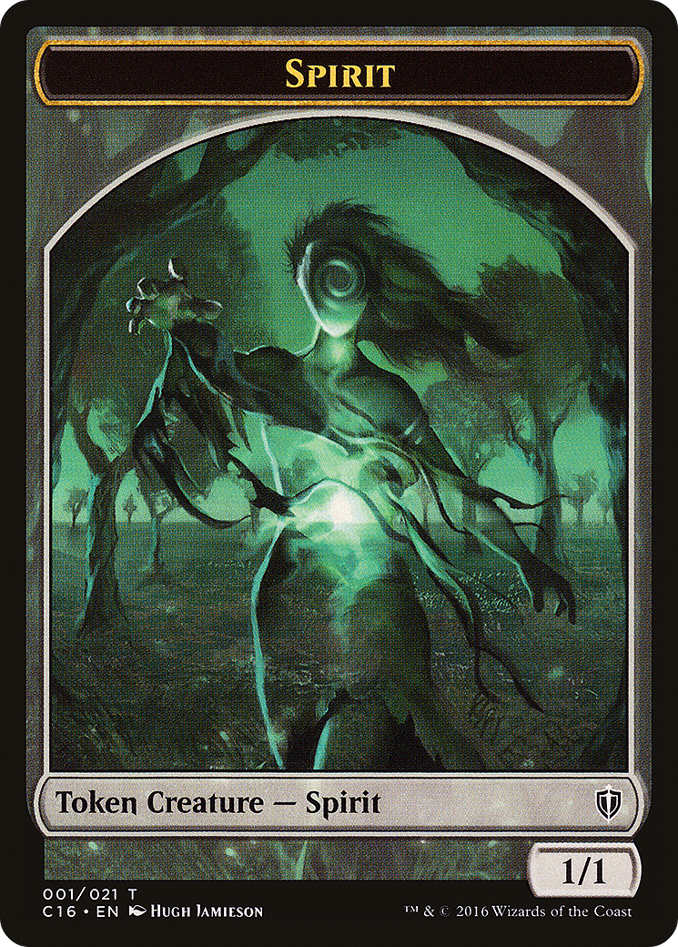 Spirit (TC16-001) [Tokens] Commander 2016 Tokens MTG Single Wizards of the Coast