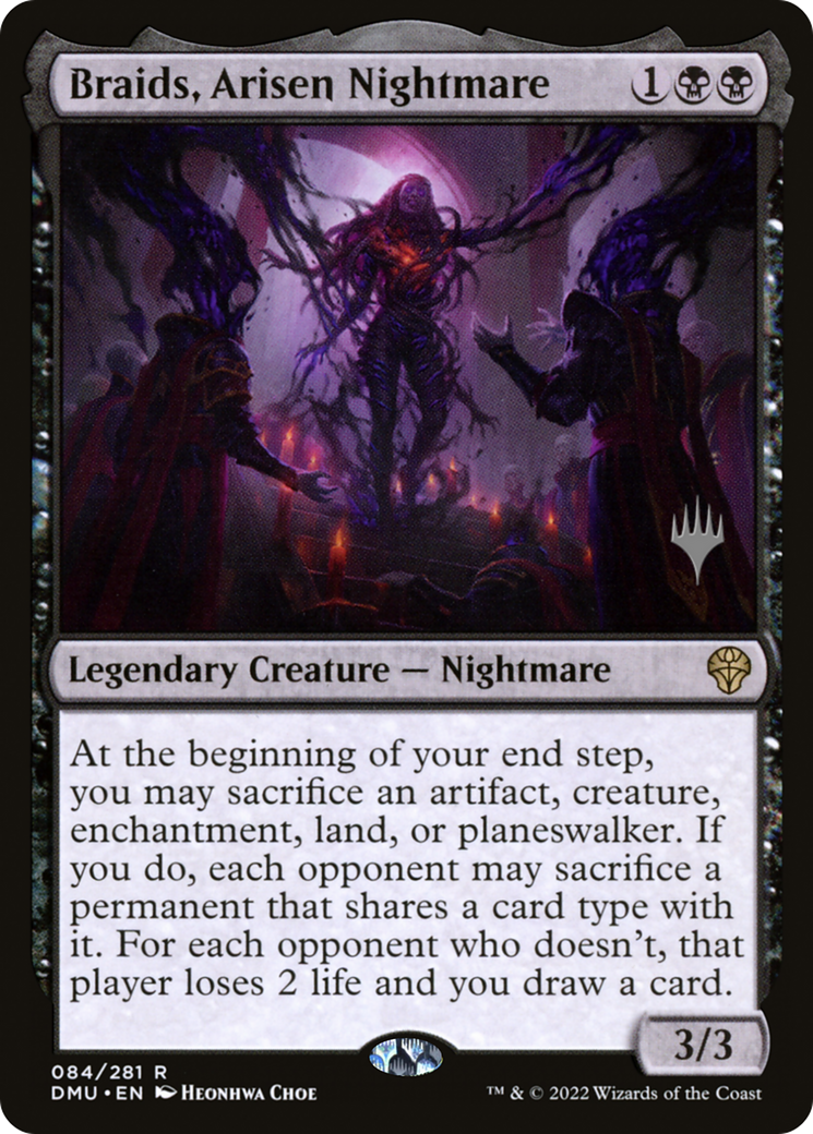 Braids, Arisen Nightmare (PPDMU-084) [Dominaria United Promos] MTG Single Wizards of the Coast
