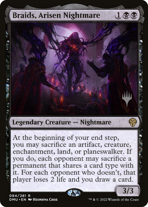 Braids, Arisen Nightmare (PPDMU-084) [Dominaria United Promos] MTG Single Wizards of the Coast