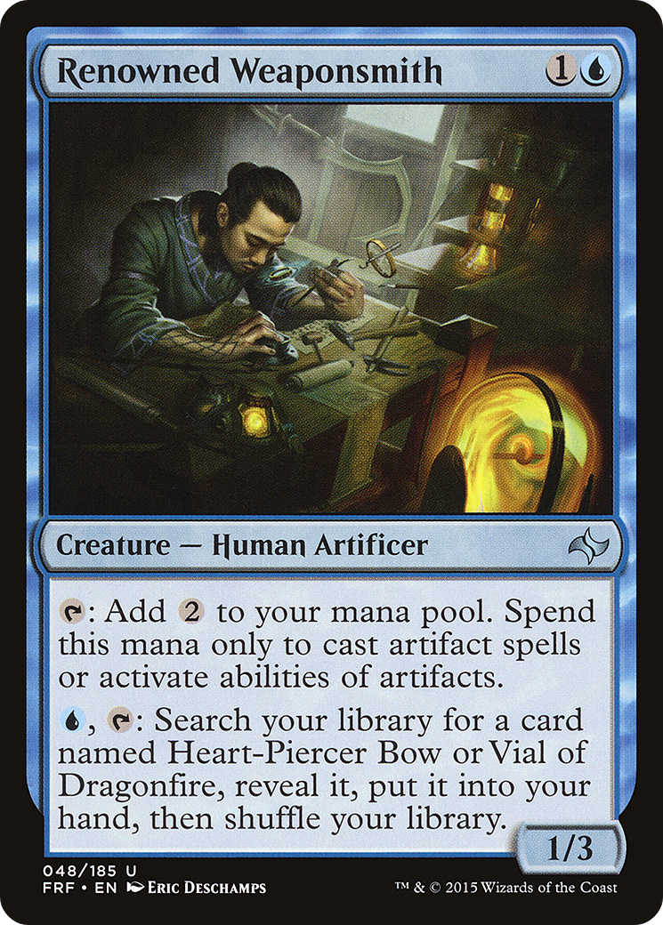 Renowned Weaponsmith (FRF-048) [Fate Reforged] Foil MTG Single Wizards of the Coast