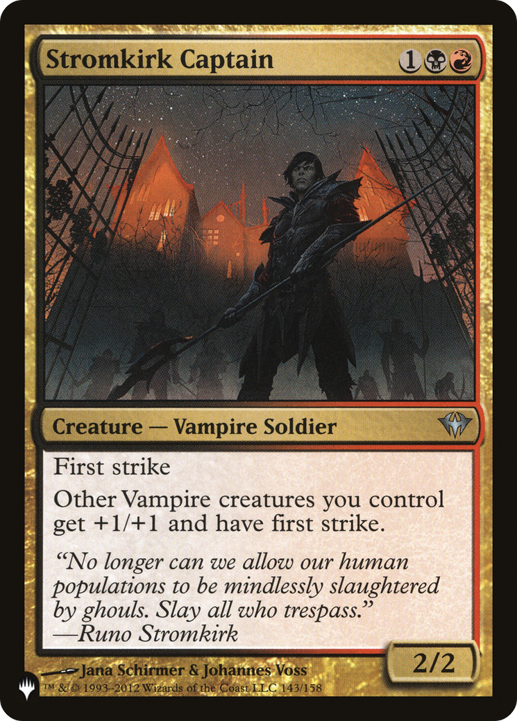 Stromkirk Captain (LIST-DKA-143) [Mystery Booster] The List MTG Single Wizards of the Coast