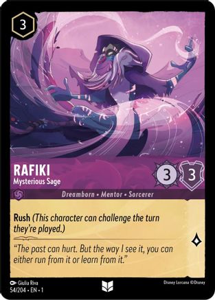 Rafiki - Mysterious Sage (54/204) [The First Chapter] Lorcana Single Disney