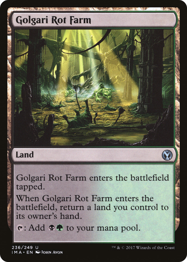 Golgari Rot Farm (IMA-236) [Iconic Masters] MTG Single Wizards of the Coast