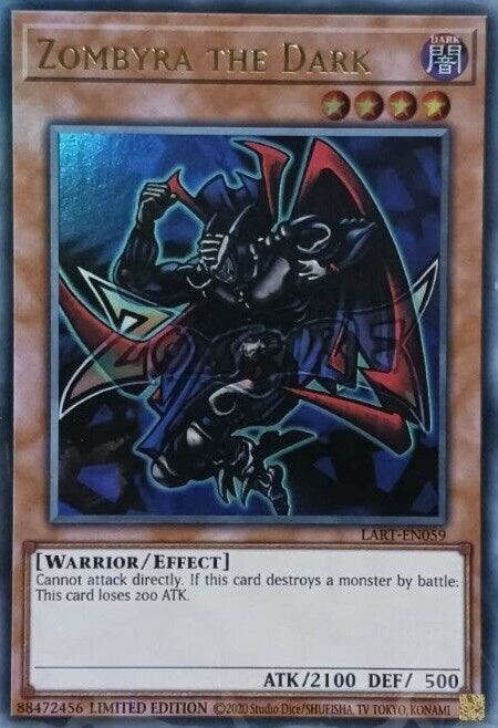 Zombyra the Dark [LART-EN059] Ultra Rare Yugioh Single Yu-Gi-Oh!   