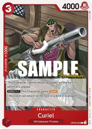 Curiel (OP03-004) [Pillars of Strength Pre-Release Cards] One Piece Single Bandai