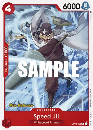 Speed Jil (OP03-006) [Pillars of Strength Pre-Release Cards] One Piece Single Bandai