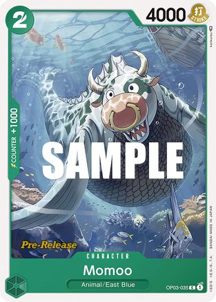 Momoo (OP03-035) [Pillars of Strength Pre-Release Cards] One Piece Single Bandai