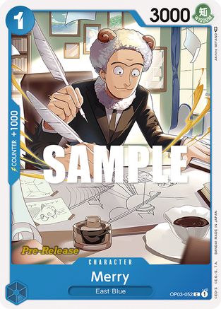 Merry (OP03-052) [Pillars of Strength Pre-Release Cards] One Piece Single Bandai