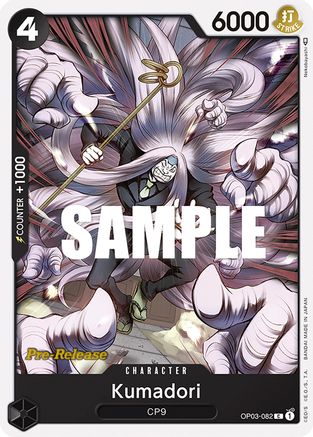 Kumadori (OP03-082) [Pillars of Strength Pre-Release Cards] One Piece Single Bandai
