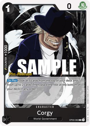 Corgy (OP03-083) [Pillars of Strength Pre-Release Cards] One Piece Single Bandai