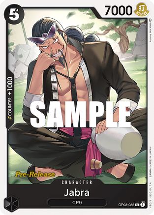 Jabra (OP03-085) [Pillars of Strength Pre-Release Cards] One Piece Single Bandai
