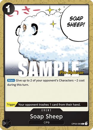 Soap Sheep (OP03-095) [Pillars of Strength Pre-Release Cards] One Piece Single Bandai