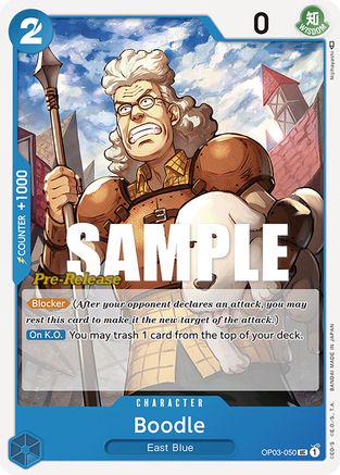 Boodle (OP03-050) [Pillars of Strength Pre-Release Cards] One Piece Single Bandai