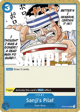 Sanji's Pilaf (OP03-056) [Pillars of Strength Pre-Release Cards] One Piece Single Bandai
