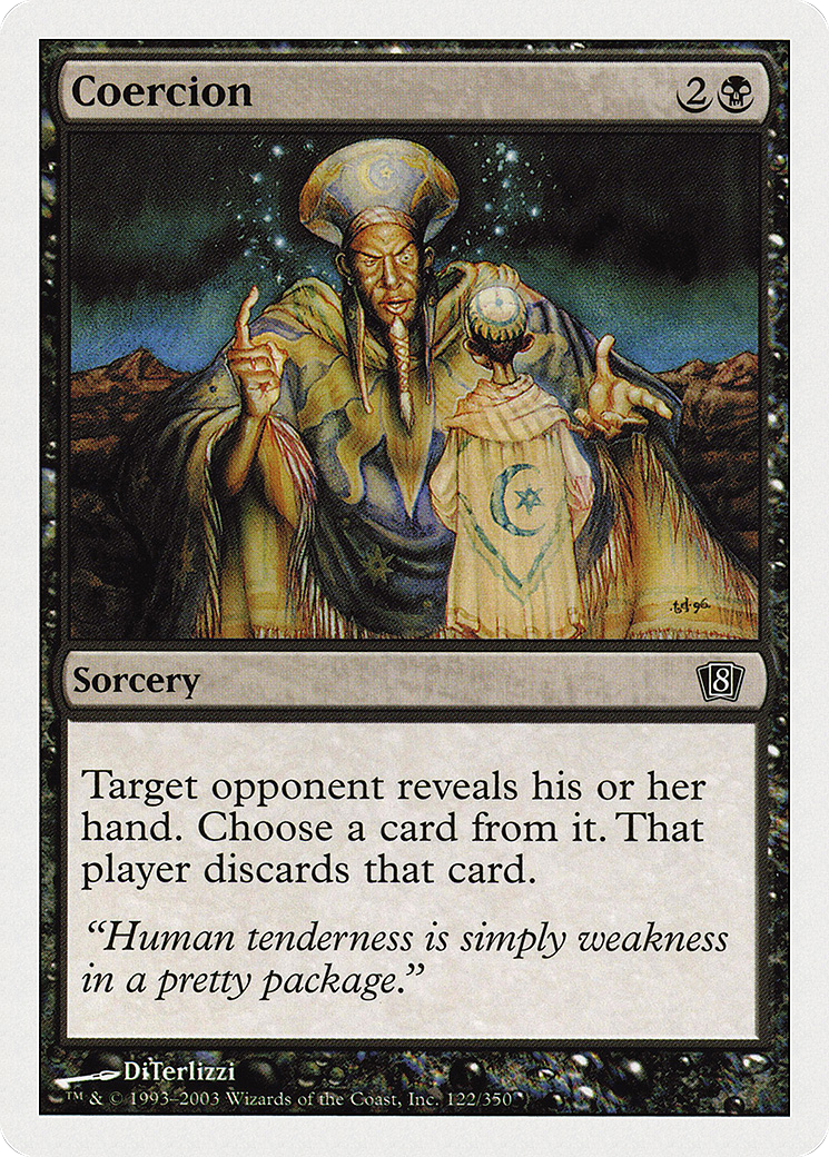 Coercion (8ED-122) [8th Edition] MTG Single Wizards of the Coast