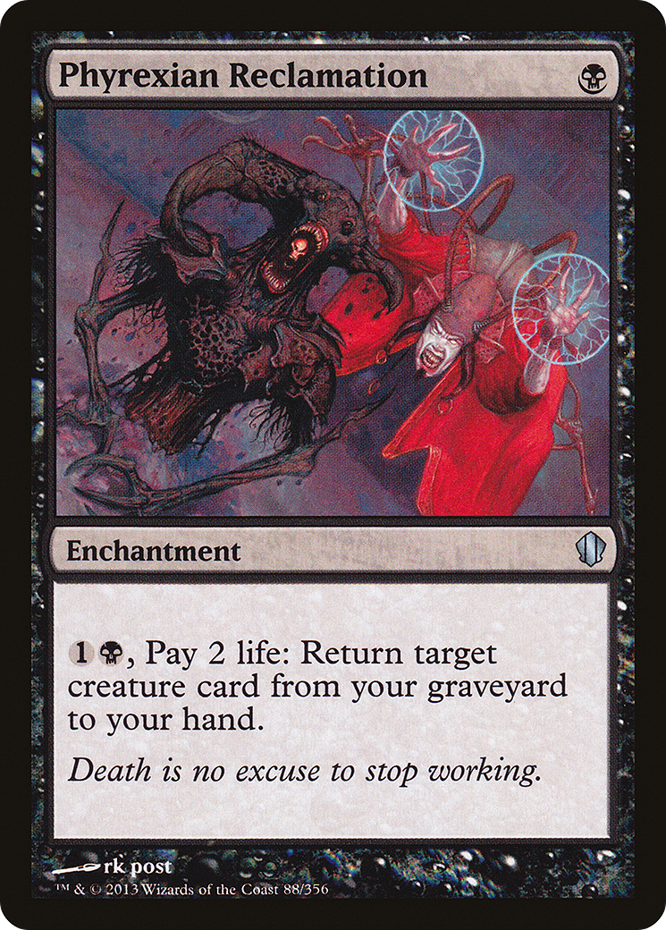 Phyrexian Reclamation (C13-088) [Commander 2013] MTG Single Wizards of the Coast