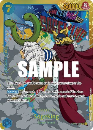 Sogeking (OP03-122) [Pillars of Strength] Foil One Piece Single Bandai