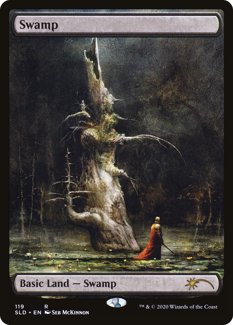 Swamp (119) (Seb Mckinnon) (SLD-119) [Secret Lair] Drop MTG Single Wizards of the Coast