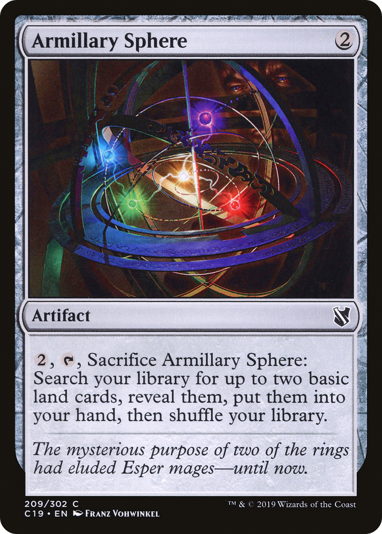 Armillary Sphere (C19-209) [Commander 2019] MTG Single Wizards of the Coast