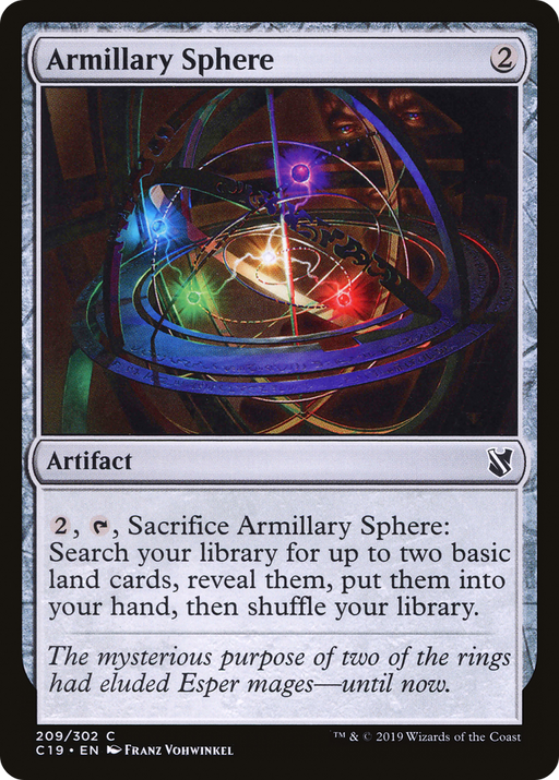 Armillary Sphere (C19-209) [Commander 2019] MTG Single Wizards of the Coast