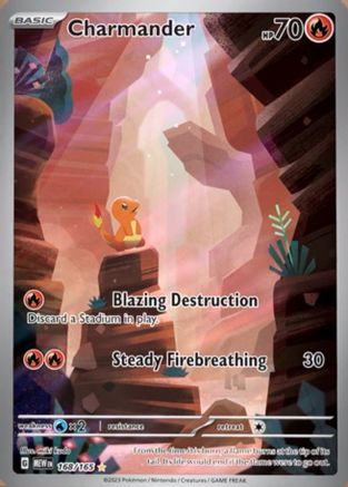 Charmander - 168/165 Holofoil [SV: Scarlet & Violet 151] Pokemon Single Pokémon