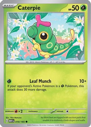 Caterpie - 010/165 [SV: Scarlet & Violet 151] Pokemon Single Pokémon