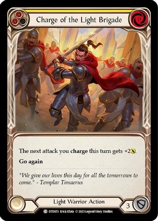 Charge of the Light Brigade (Yellow) [DTD073] (Dusk Till Dawn) Flesh And Blood Single Flesh And Blood   