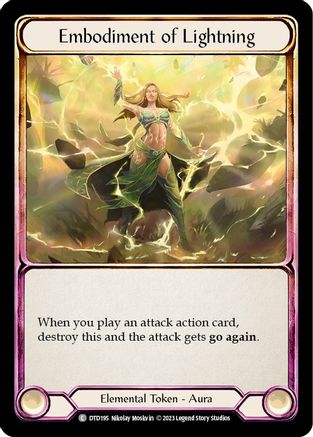 Embodiment of Lightning [DTD195] (Dusk Till Dawn) Flesh And Blood Single Flesh And Blood   