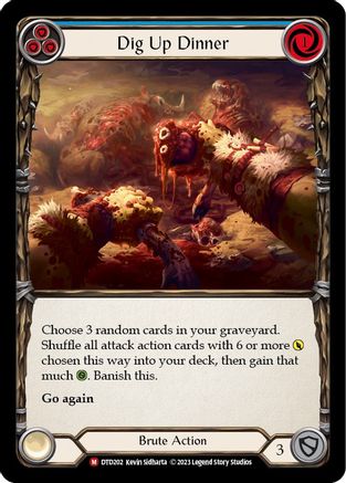 Dig Up Dinner [DTD202] (Dusk Till Dawn) Flesh And Blood Single Flesh And Blood   