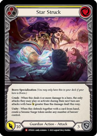 Star Struck [DTD203] (Dusk Till Dawn)  Rainbow Foil Flesh And Blood Single Flesh And Blood   