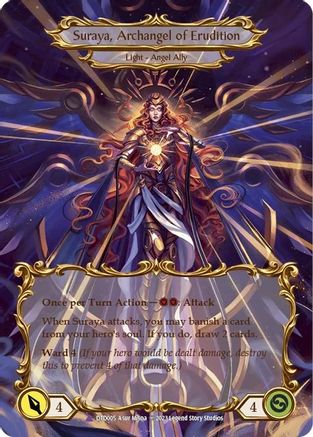 Figment of Erudition // Suraya, Archangel of Erudition (Marvel) [DTD005] (Dusk Till Dawn)  Cold Foil Flesh And Blood Single Flesh And Blood   