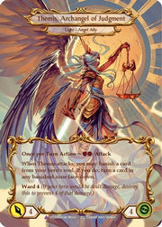 Figment of Judgment // Themis, Archangel of Judgment (Marvel) [DTD006] (Dusk Till Dawn)  Cold Foil Flesh And Blood Single Flesh And Blood   